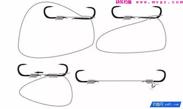图解简单实用绑双钩方法(图2)