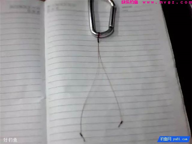 图解不切子线的挂钩方法(图6)