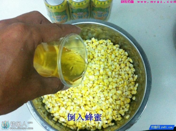 自制钓草鱼的果香玉米饵（图解制作过程）(图6)