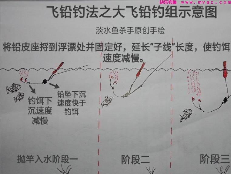 它被称为“草鱼收割机”，简单又实用。详解博大物利器：飞铅钓法(图4)