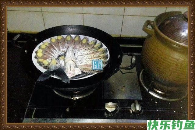 长江野钓武昌鱼，鱼味“孔雀开屏”做法，鲜美武昌鱼让人直流口水(图12)